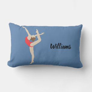 Female Gymnast Lumbar Pillow