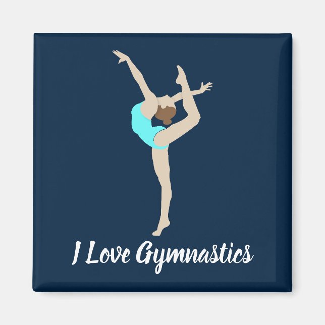 Female Gymnast Magnet (Front)