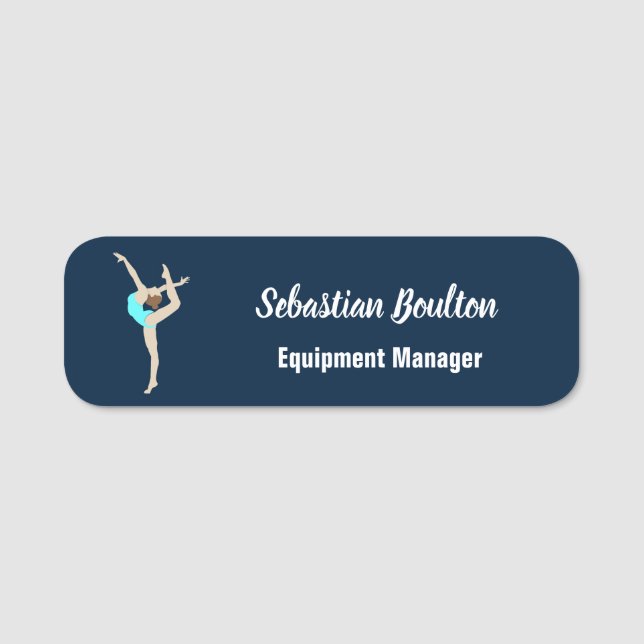 Female Gymnast Name Tag (Front)
