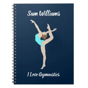 Female Gymnast Notebook