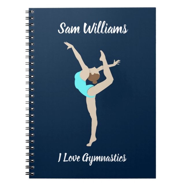 Female Gymnast Notebook (Front)