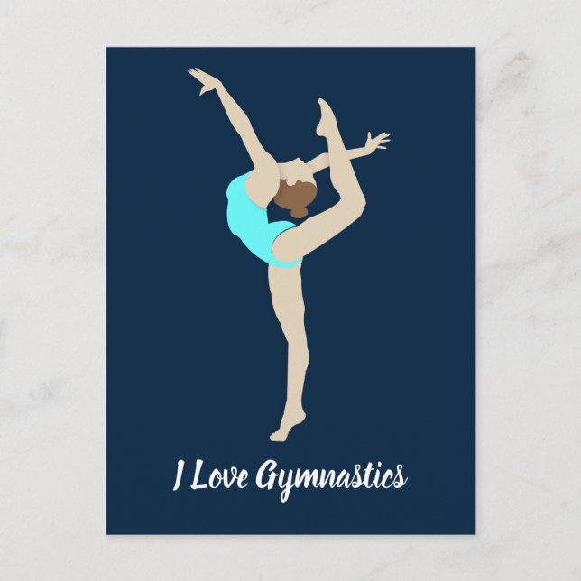 Female Gymnast Postcard (Front)