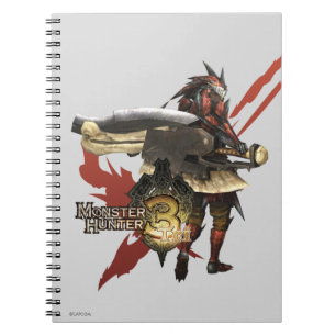 Female Hunter with Switch Axe, Rathalos Armour 2 Notebook