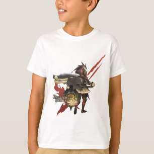 Female Hunter with Switch Axe, Rathalos Armour 2 T-Shirt