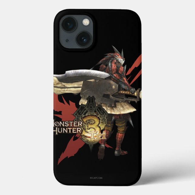 Female Hunter with Switch Axe, Rathalos Armour Case-Mate iPhone Case (Back)