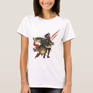Female Hunter with Switch Axe, Rathalos Armour T-Shirt