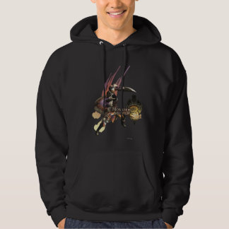 Female Hunter with Sword and Shield, Jaggi Armour Hoodie