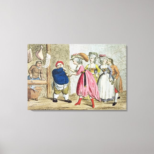 Female Influence, or the Devonshire Canvas Print (Front)