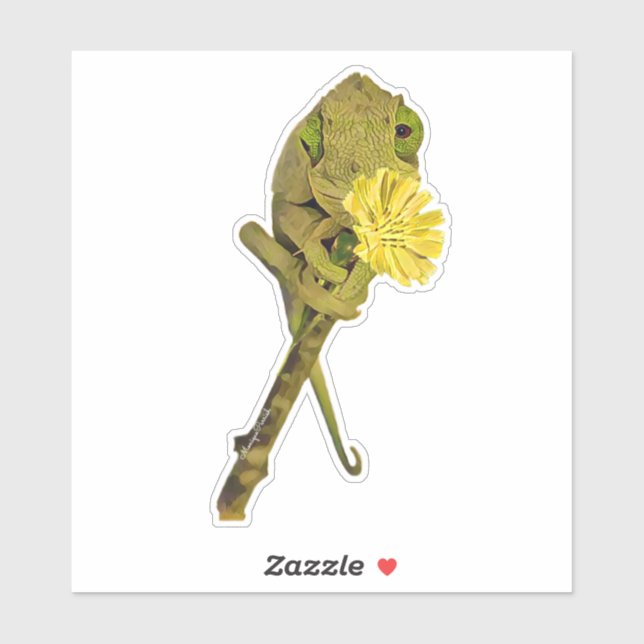 Female Jackson’s Chameleon  (Sheet)