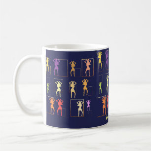 Female Kaleidoscope Midnight Blue Coffee Mug