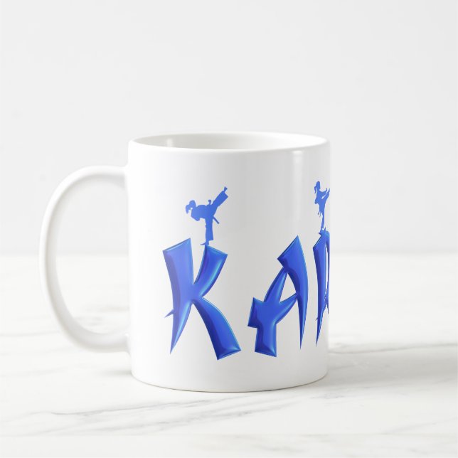 FEMALE KARATE COFFEE MUG (Left)
