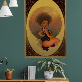 Female Lady Bug type poster