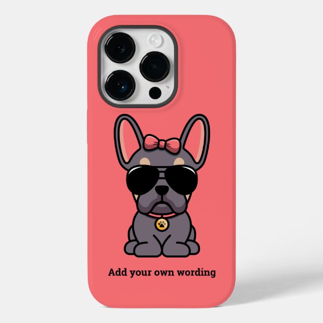 Female Lilac Tan French Bulldog Case-Mate iPhone Case (Back)