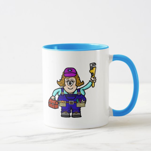Female Mechanic Mug (Customize It!) (Right)