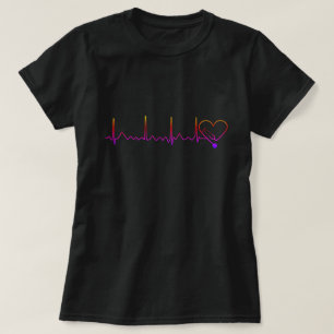 Female Medical Graduate Doctor Nurse Stethoscope T-Shirt