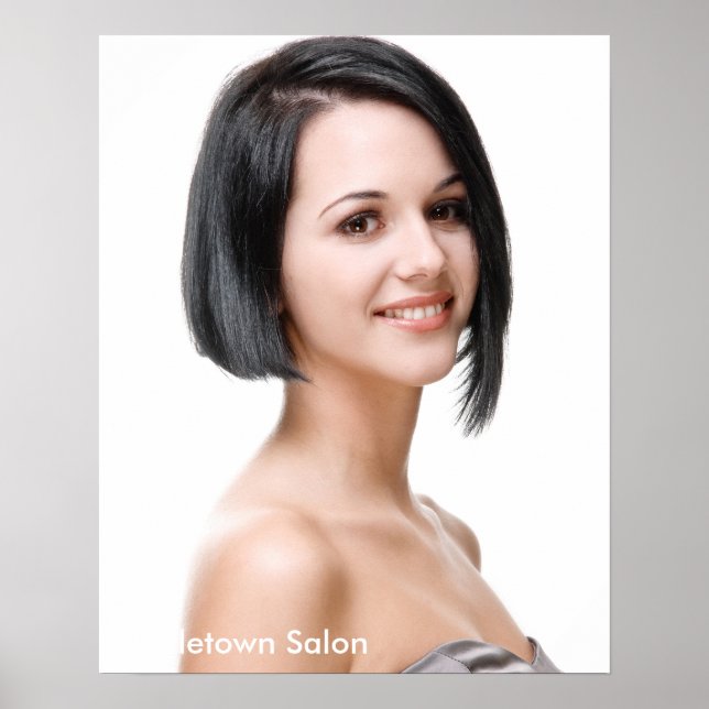 Female Model Hair Salon Poster (Front)