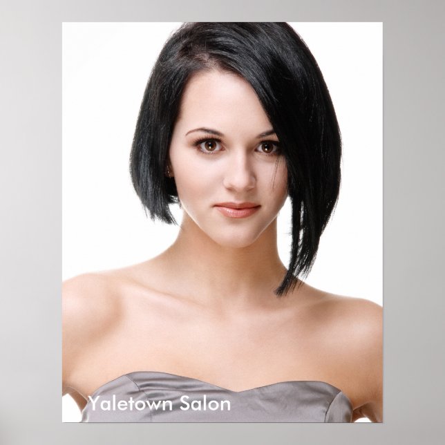 Female Model Hair Salon Poster (Front)