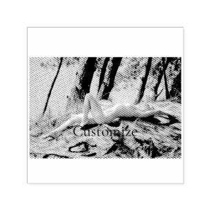 Female Model Sunbathing Thunder_Cove  Self-inking Stamp