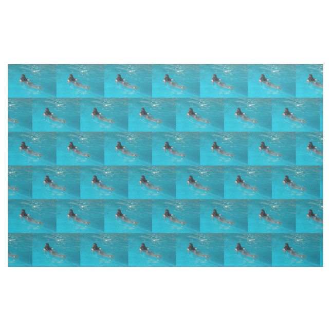 Female Model Swimming Thunder_Cove  Fabric (Fat Quarter)