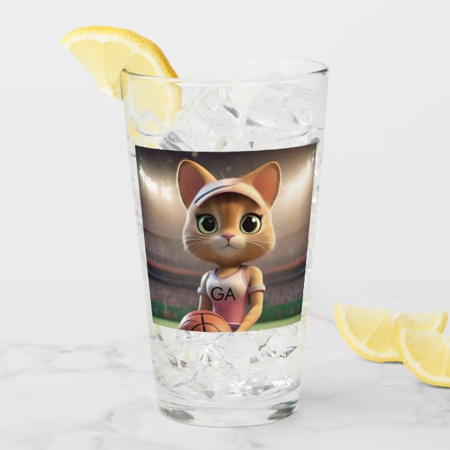 Female Netball Cat,  Glass (Front Ice)