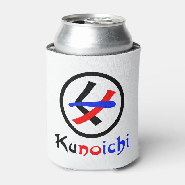 Female Ninja Kunoichi くノ一 Can Cooler (Can Front)