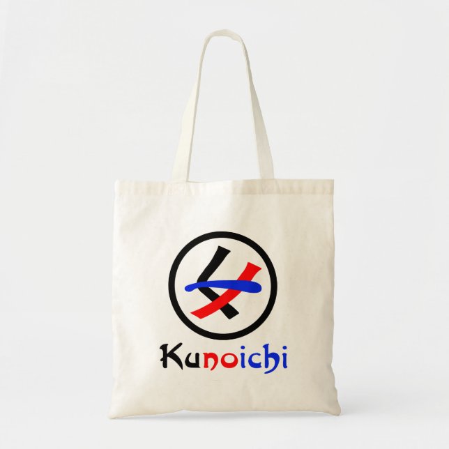 Female Ninja Kunoichi くノ一 Tote Bag (Front)