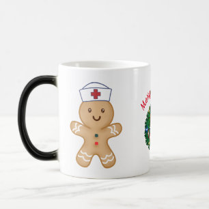 Female Nurse Day Mom Appreciation Red Cross Cookie Magic Mug