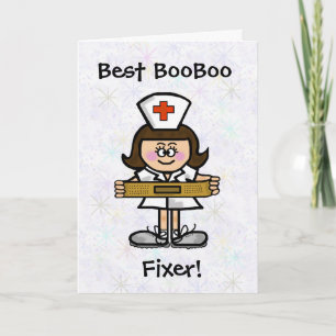Female Nurse Greeting Card -  Customize It!