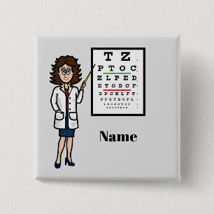 Female Optometrist Name Button Button