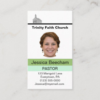 Female Pastor Business Card