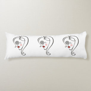Female Photographer Body Pillow