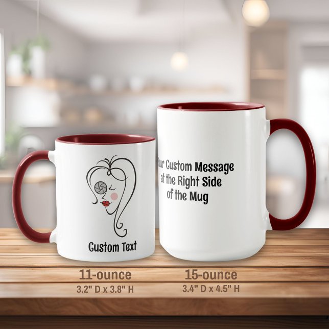 Female Photographer Mug (Creator Uploaded)
