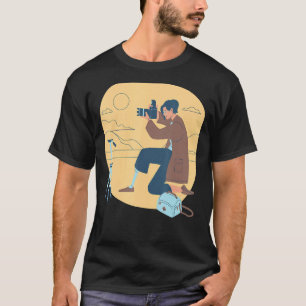 Female Photographer  Stock Photography Community D T-Shirt