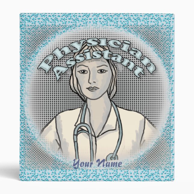 Female Physician Assistant Binder (Front)