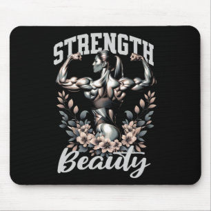 Female Physique And Bodybuilding Strength And Beau Mouse Pad