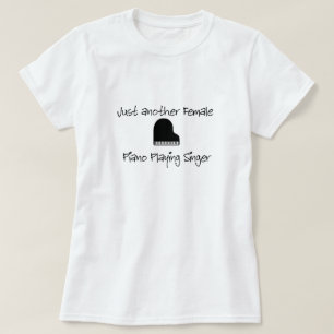 Female Piano Player T-Shirt