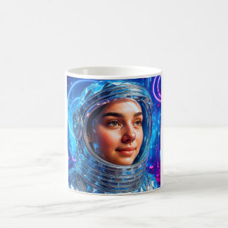 Female Portrait of the Future Coffee Mug