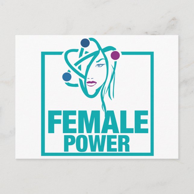 Female Power Postcard (Front)