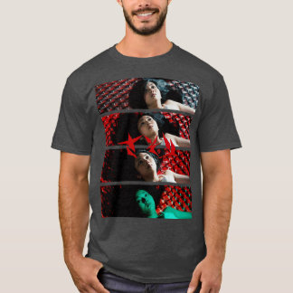 Female Prisoner Scorpion montage and calligraphy T-Shirt