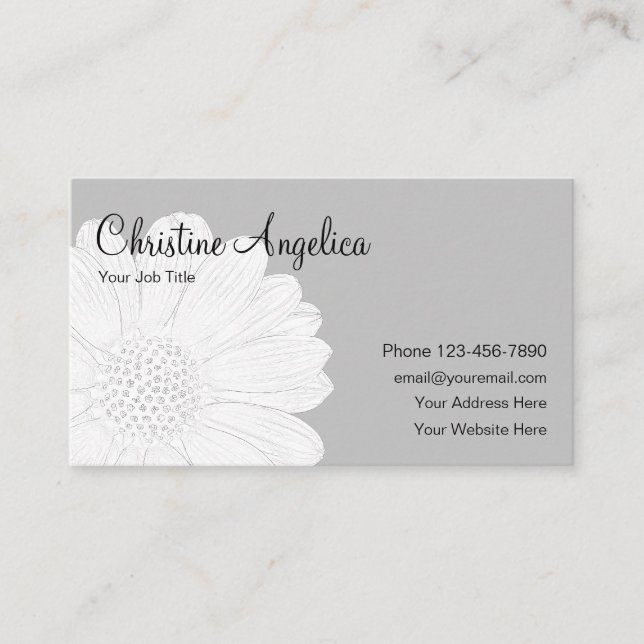 Female Professional Business Card (Front)