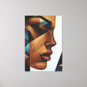 Female Reflection Canvas Print