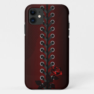 Female Retro Lace Corset iPhone 11 Case