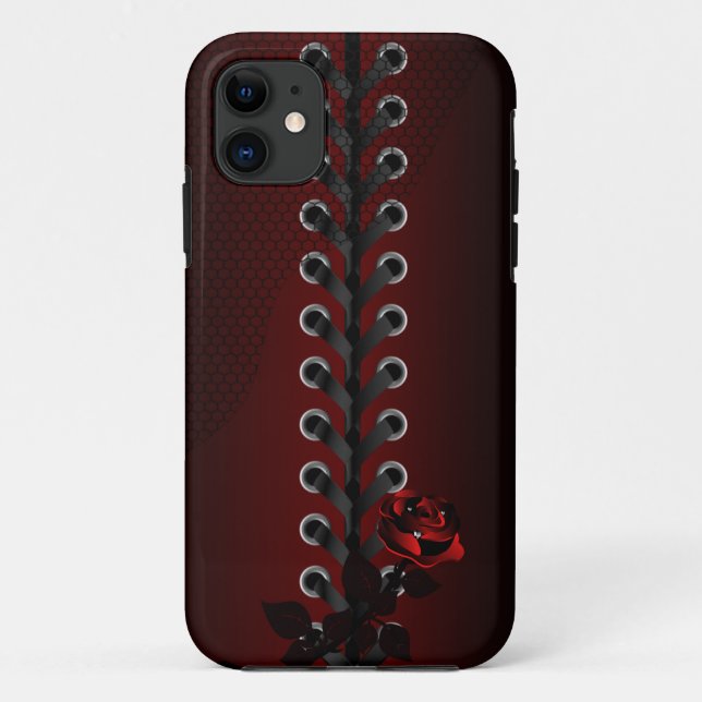 Female Retro Lace Corset Case-Mate iPhone Case (Back)