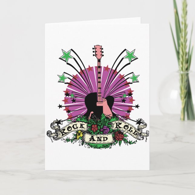 Female Rock n Roll Card (Front)