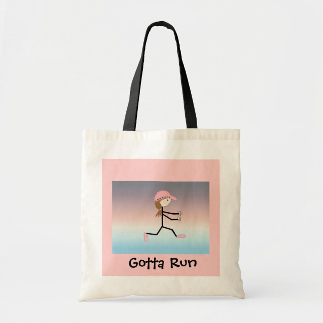 Female Runner Tote Bag (Front)