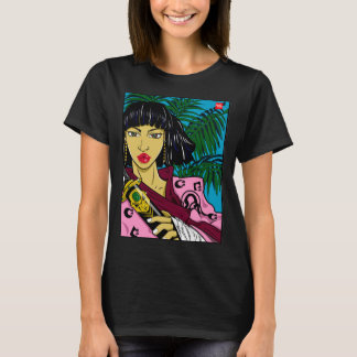 FEMALE SAMURAI graphic t shirt