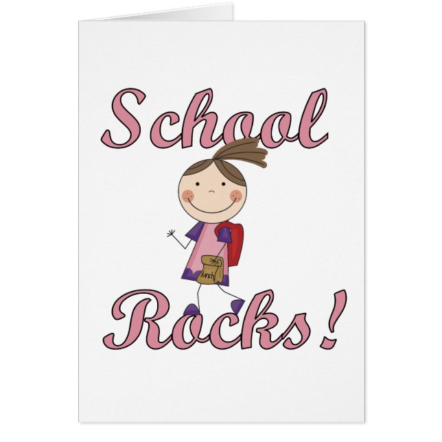 Female School Rocks Tshirts and Gifts (Front)