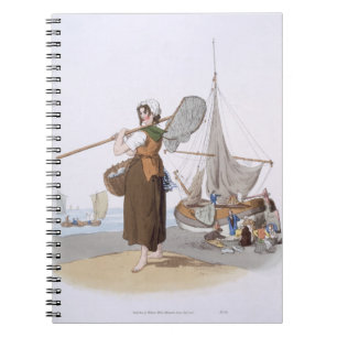 Female Shrimper, from 'Costume of Great Britain', Notebook