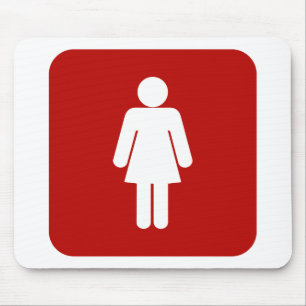 Female Sign Mouse Pad