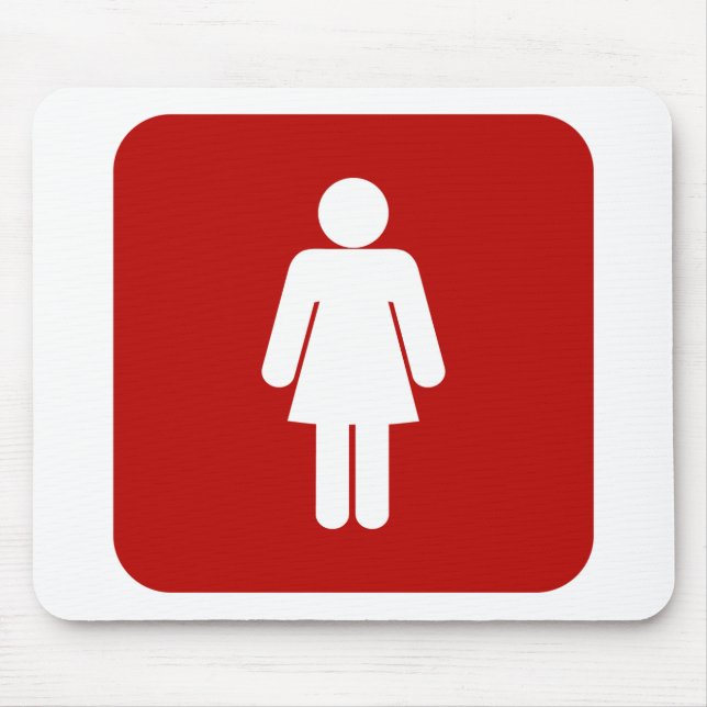 Female Sign Mouse Pad (Front)
